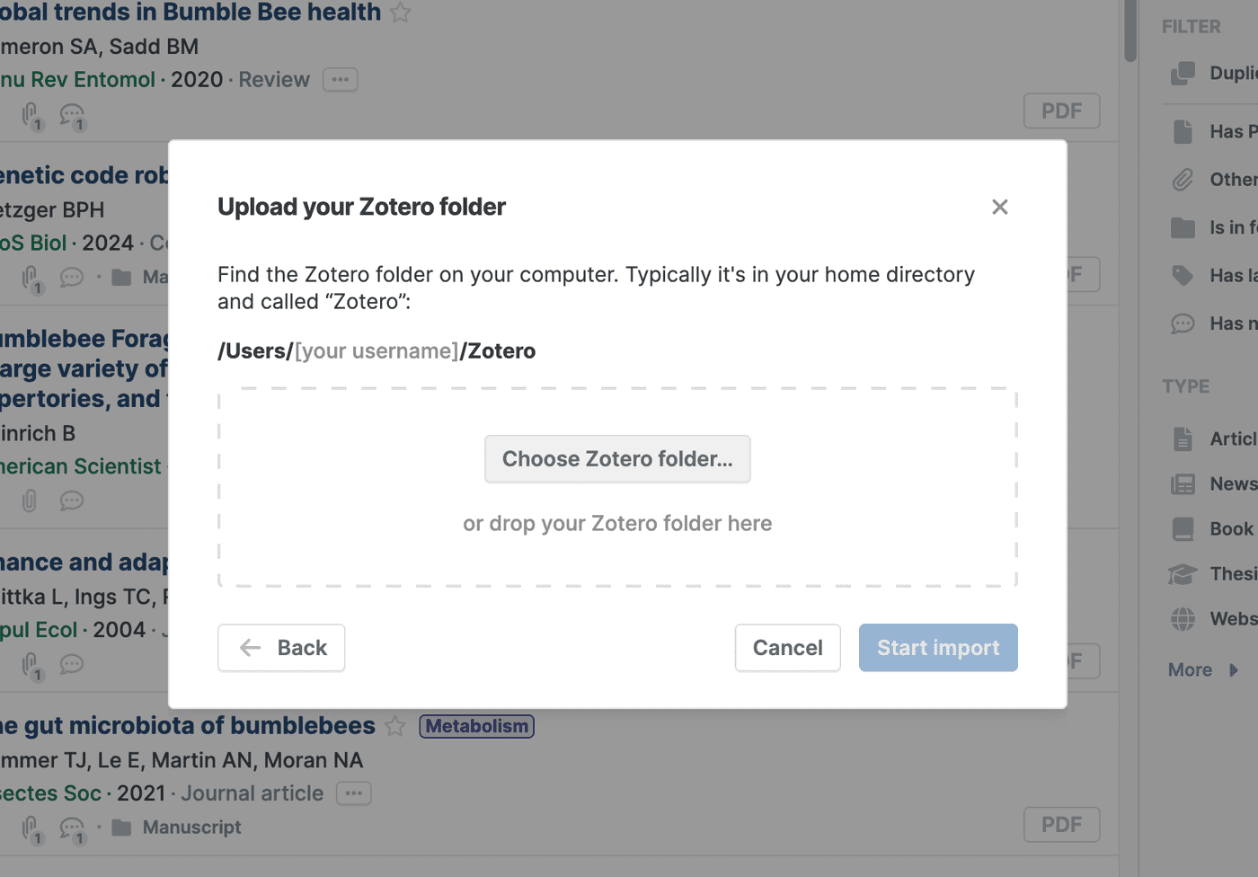 Migrate from Zotero